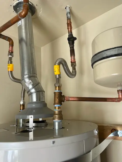 Water heater installation and plumbing repair in Piety Corner
